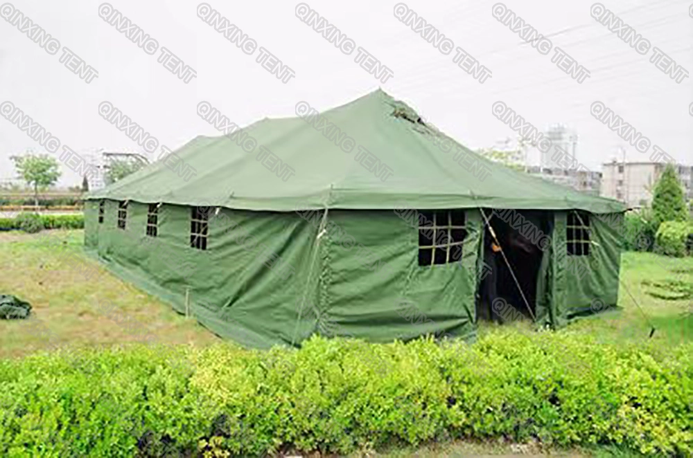 10-50 Persons Angola/Africa/Europe Large Tent Waterproof Camping Tent Military Tent Army Tent