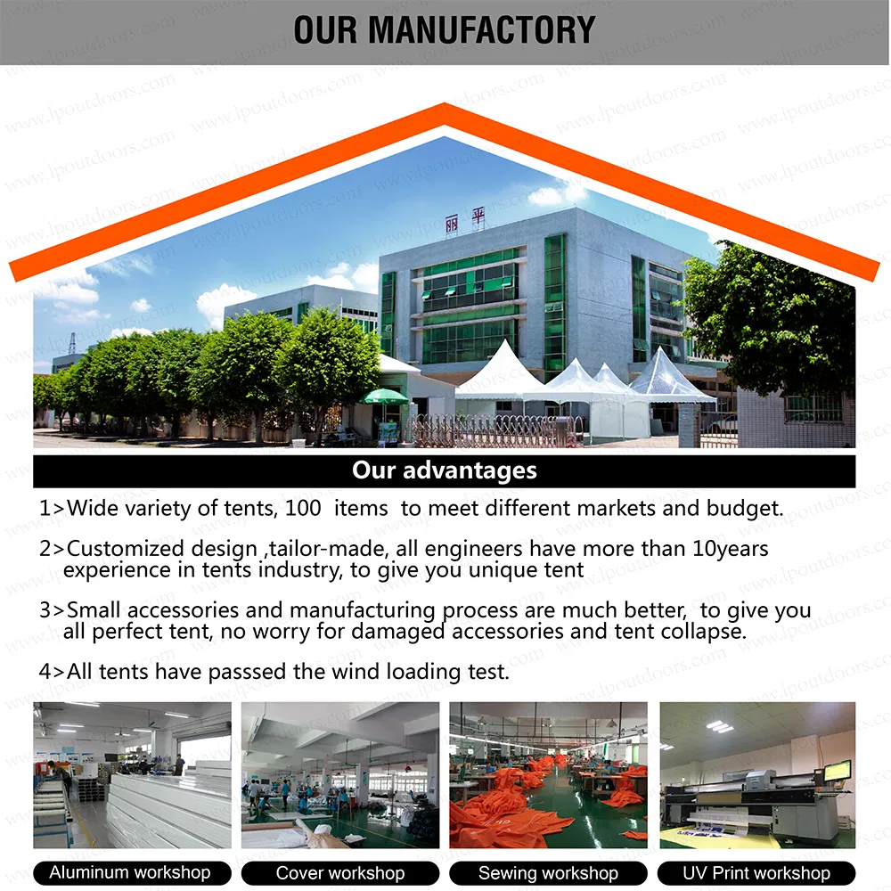 12X17m 650g PVC Star Canopy Tent for Party Event