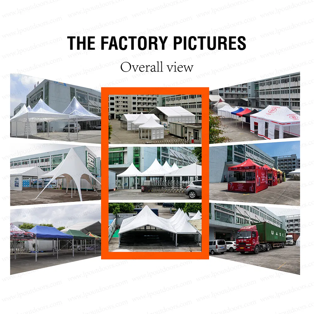 12X17m 650g PVC Star Canopy Tent for Party Event