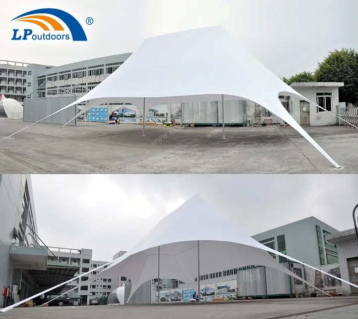 12X17m 650g PVC Star Canopy Tent for Party Event