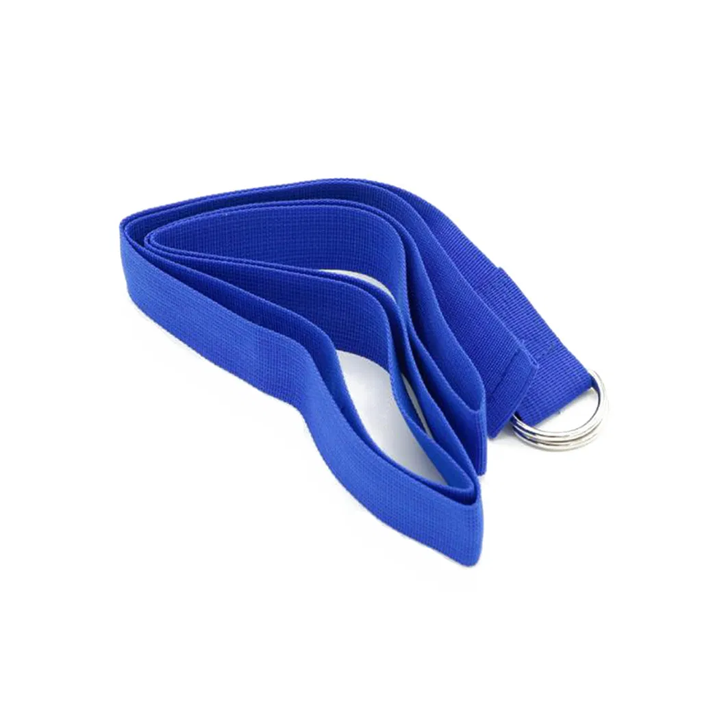 183cm Durable Custom Polyester Cotton Yoga Strap