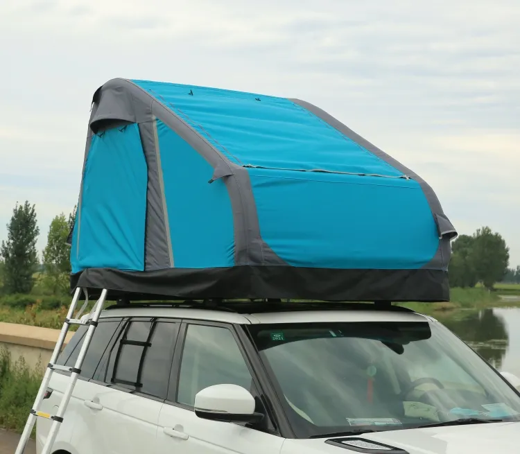 2 Person Portable Travel Outdoor Car Roof Top Tent Inflatable Camping Tent