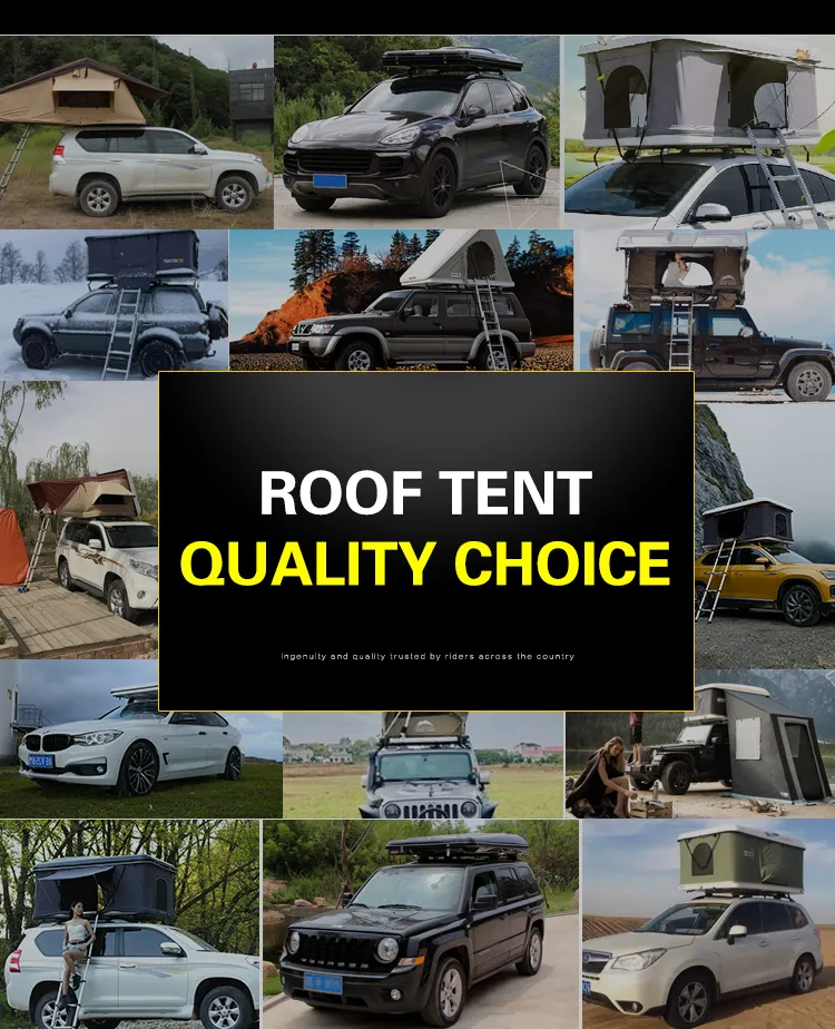 2020 New Model for Family Outdoor Camping Hard Shell Trailer Car Roof Top Tent