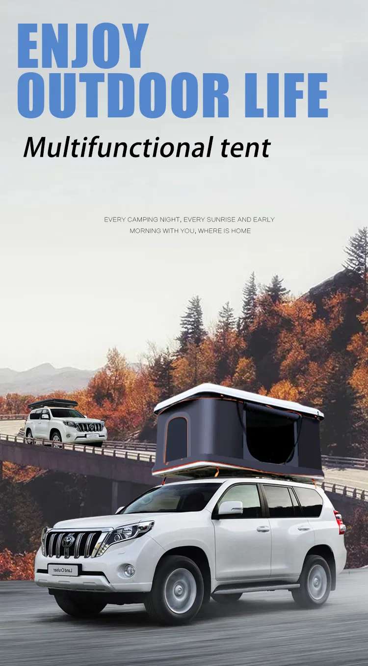 2020 New Model for Family Outdoor Camping Hard Shell Trailer Car Roof Top Tent