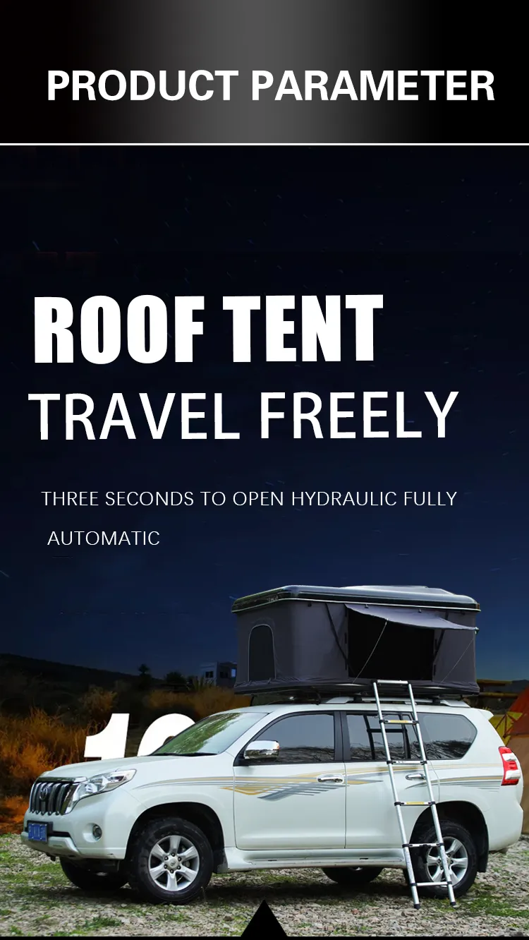 2020 New Model for Family Outdoor Camping Hard Shell Trailer Car Roof Top Tent
