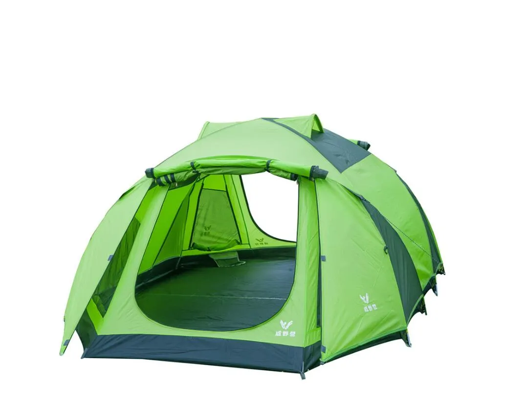 2021 Easy Instant Automatic Pop up 4 Person Double Layers Camping Outdoor Waterproof Tents