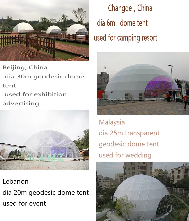 25m Diameter Outdoor Event Party Igloo Dome Tent Hot Sale