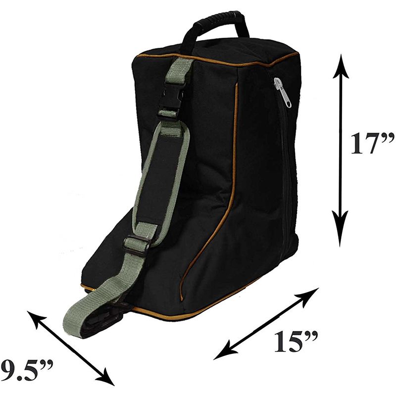 3 Layers Grooming Kit Breathable Equestrian Long Riding Boots Bag