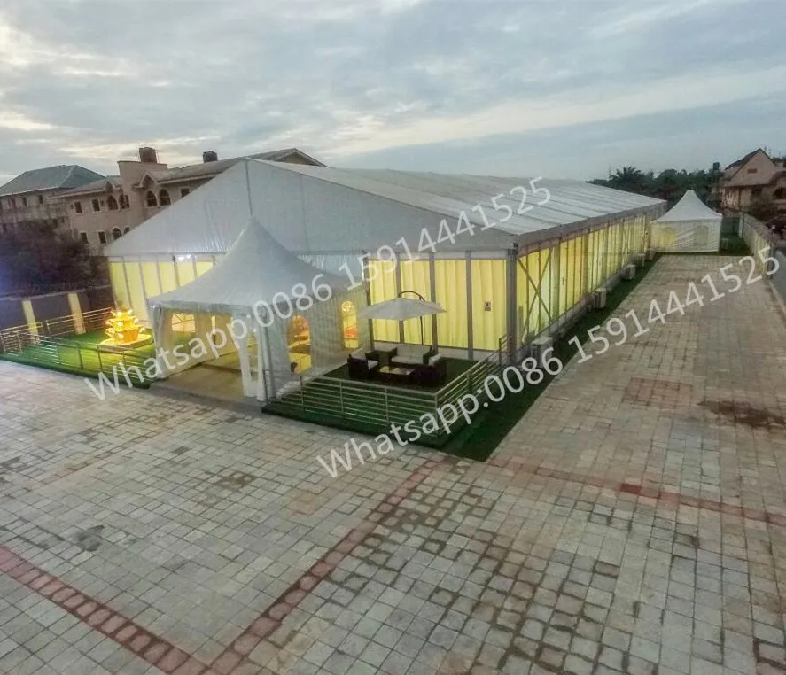300 People Small Party Tent for Outdoor Events Canopy (12X30m)