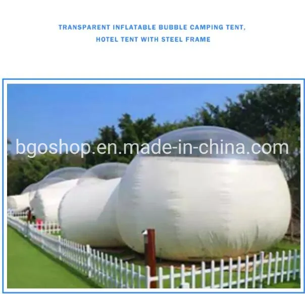 3m 4m 5m Durable Clear PVC Waterproof Transparent Camping Tent