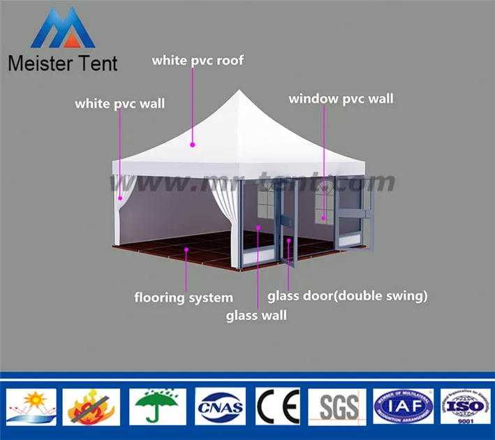 3X3m, 4X4m, 5X5m Garden Party Pagoda Tent