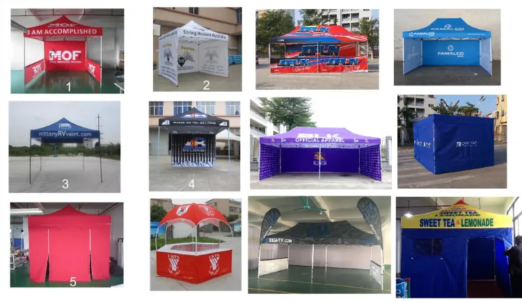 3X3m Cheap Custom Screen Printing Outdoor Folding Tent Marquee Canopy