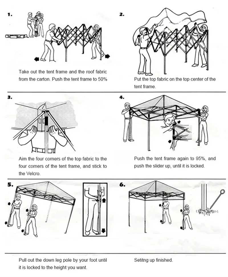 3X3m Commercial Durable Steel Pop up Roof Top Tent