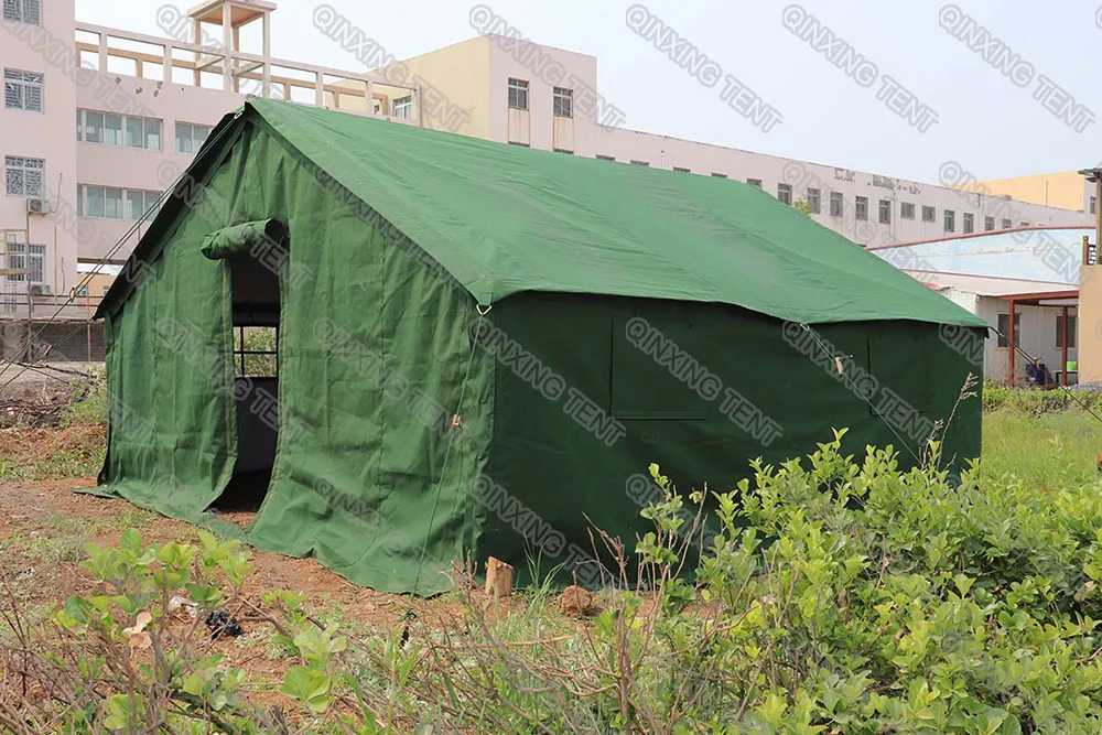 4.4X4.6m Frame Waterproof Canvas Miliatry Tent/Army Tent for 10 Persons