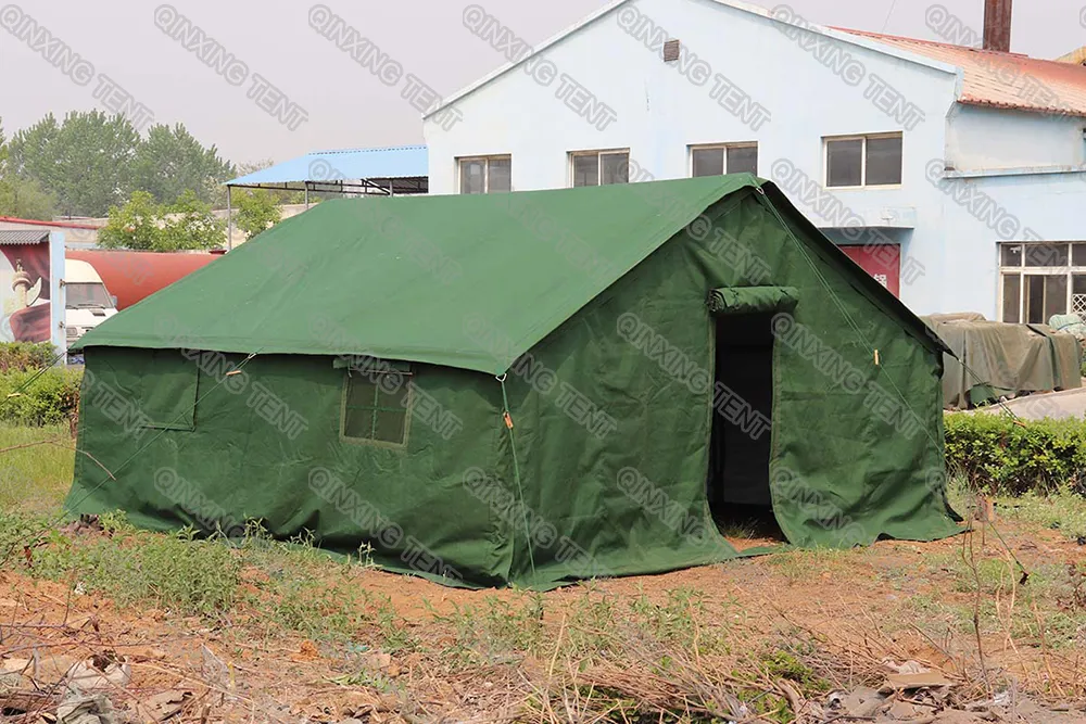 4.4X4.6m Frame Waterproof Canvas Miliatry Tent/Army Tent for 10 Persons