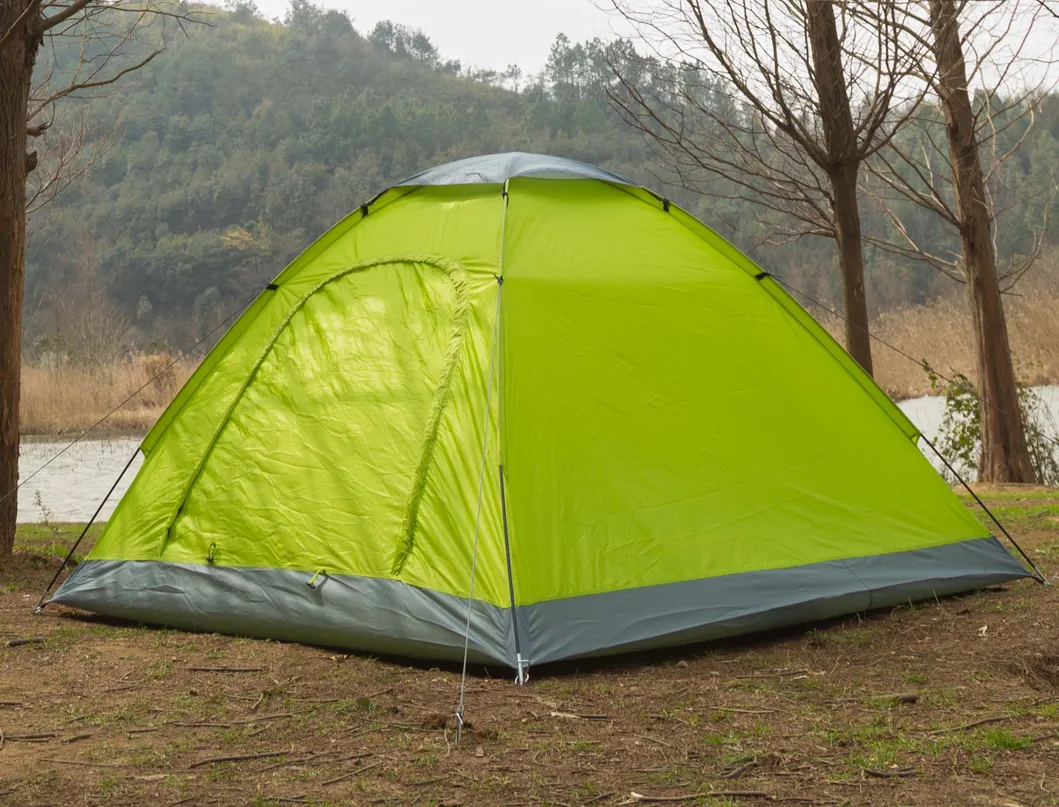 4 Persons Single Layer Outdoor Folding Camping Tent (EDT-010B)