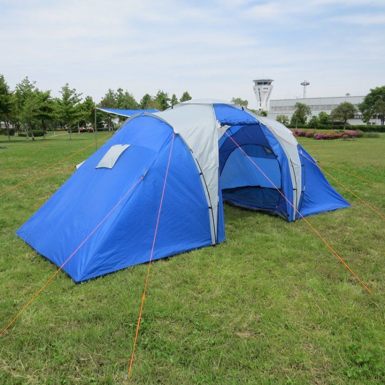 5-6 Person Large Waterproof Outdoor Camping Luxury Family Tent