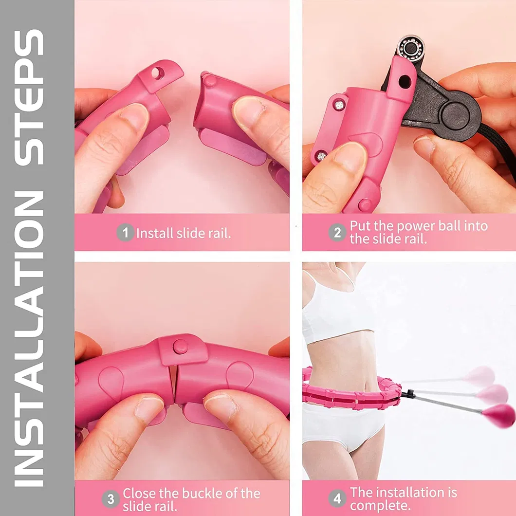 5 Lb Bacchon Ke Liye Smart Steel Fitness Weighted Hula-Hoop