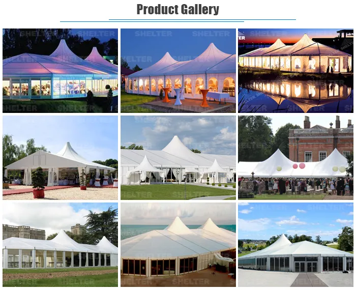 500 Person Cheap Outdoor Mixed Party Tent for Wedding Events