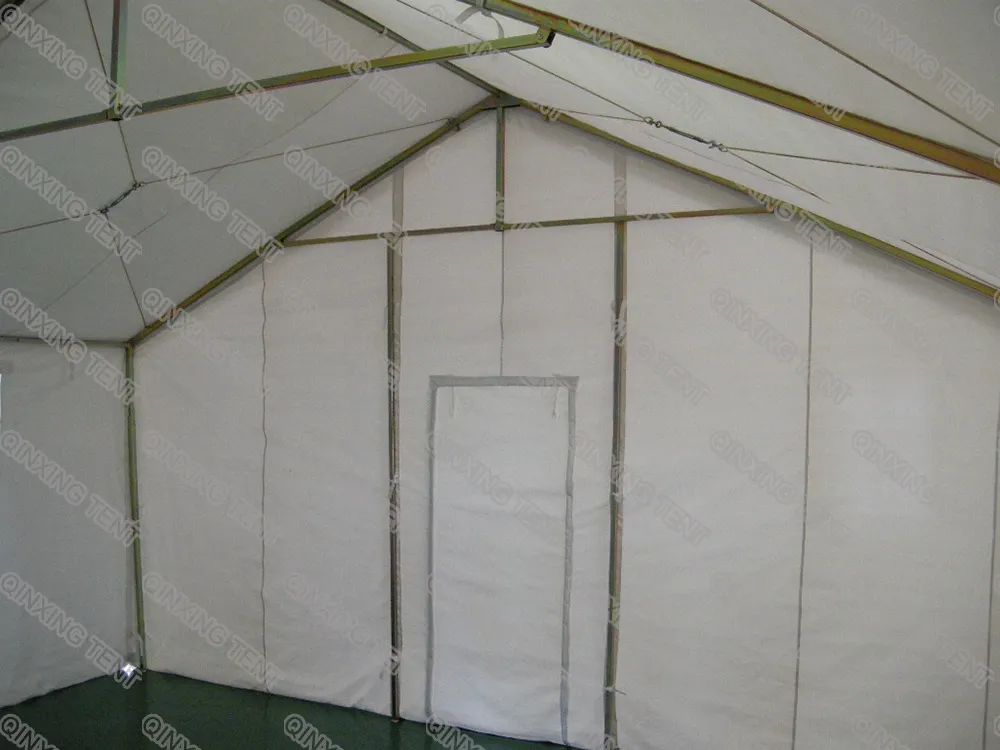 5mx5m Canvas Fabric Camping Tent/Frame Tent White or Khaki Color