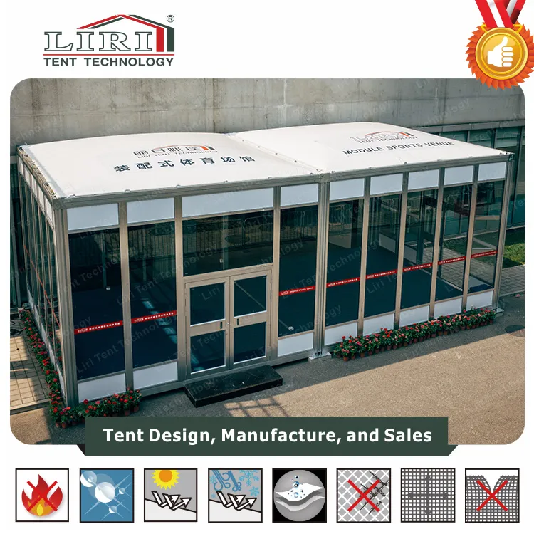 5X5m Luxury Buffet Marquee Tent for Poker with Clear Window