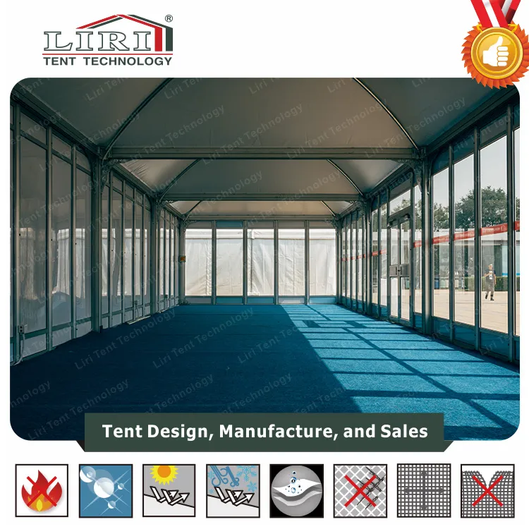 5X5m Luxury Buffet Marquee Tent for Poker with Clear Window