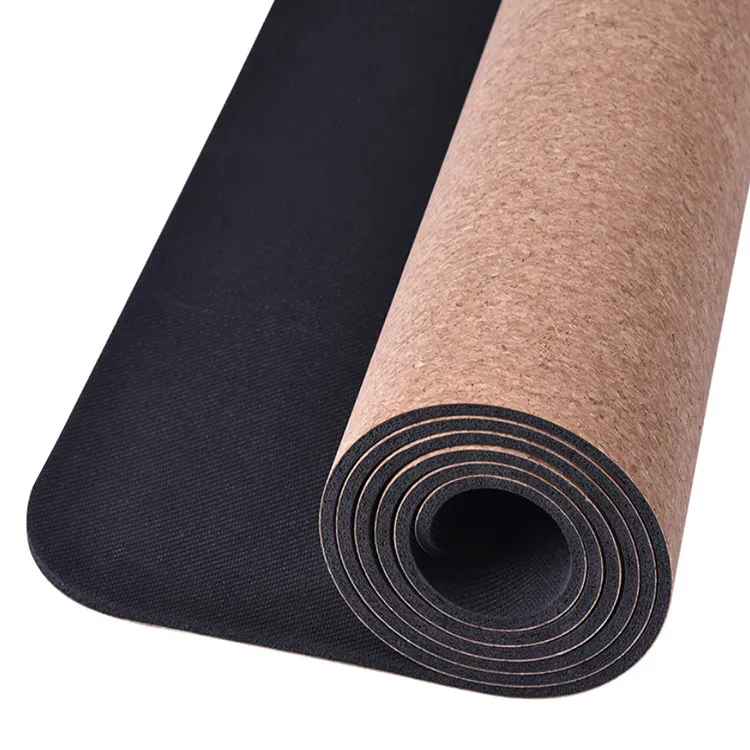6 Pack Rubber and Cork Yoga Mat Kit, Eco Friendly Yoga Mat Kit Set for Women Fitness, Gym, Yoga Starter and Beginner