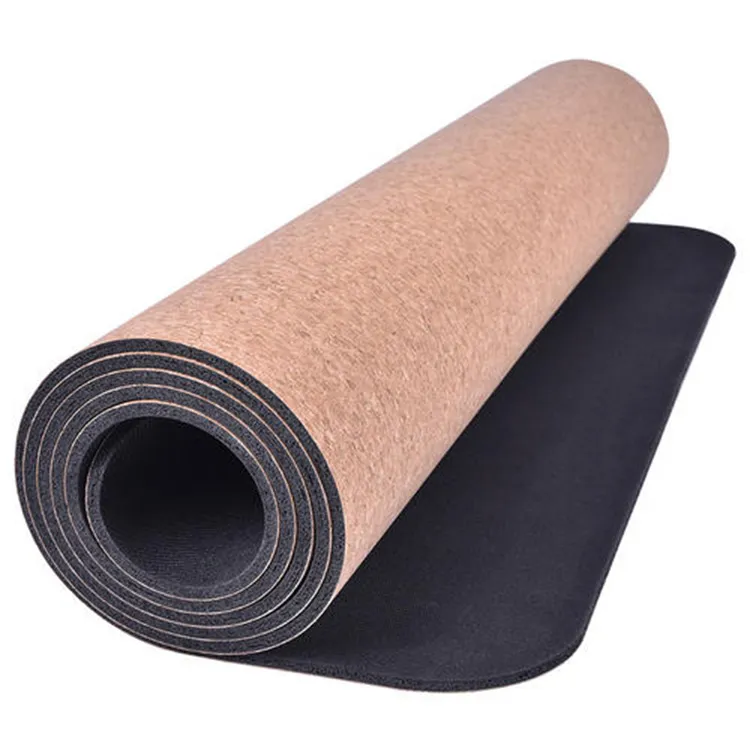 6 Pack Rubber and Cork Yoga Mat Kit, Eco Friendly Yoga Mat Kit Set for Women Fitness, Gym, Yoga Starter and Beginner