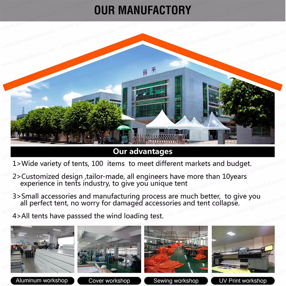 650GSM High Peak Frame Tent Double Peak Spring Top Tent for Outdoors