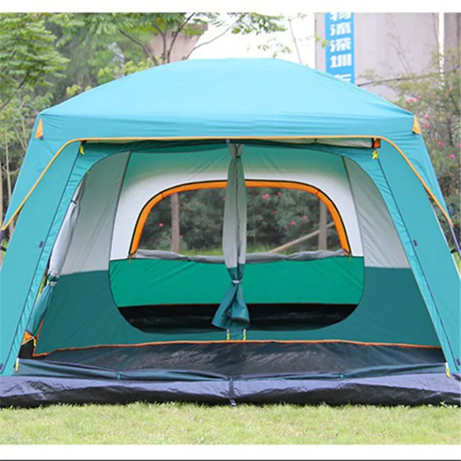 8-12 Persons Large Luxury Wind Resistant Family Carpas De Camping Tent