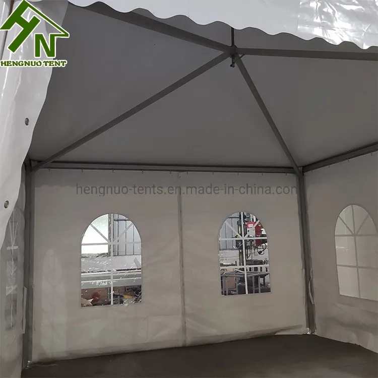 Aluminum PVC Gazebo Pinnacle Pagoda Tent for Party Event