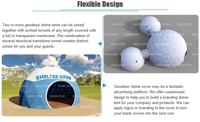 Backyard Party Tent Family Gathering Geodesic Dome Tents Igloo