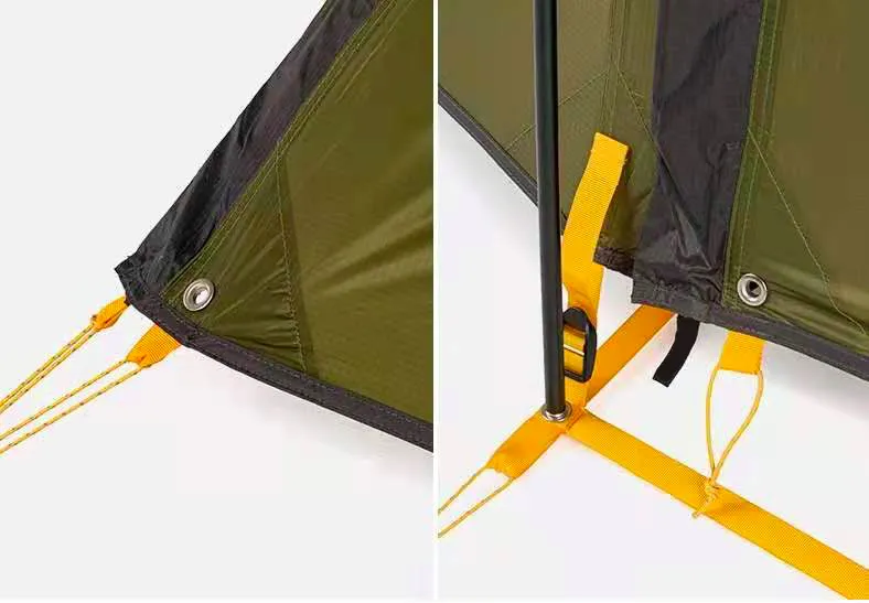 Best Selling OEM Ultralight Folding Portable Waterproof Outdoorhiking Family Camping Tent with Aluminium Stakes for 2 3 4 Person Tourist Tent