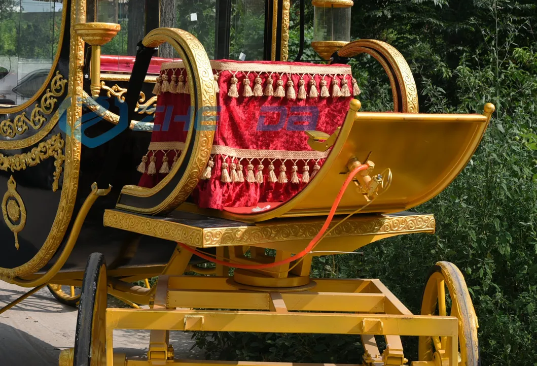 Best Selling Sightseeing Electric Marathon Royal Horse Carts/Horse Wagon/Horse Carriage for Sale