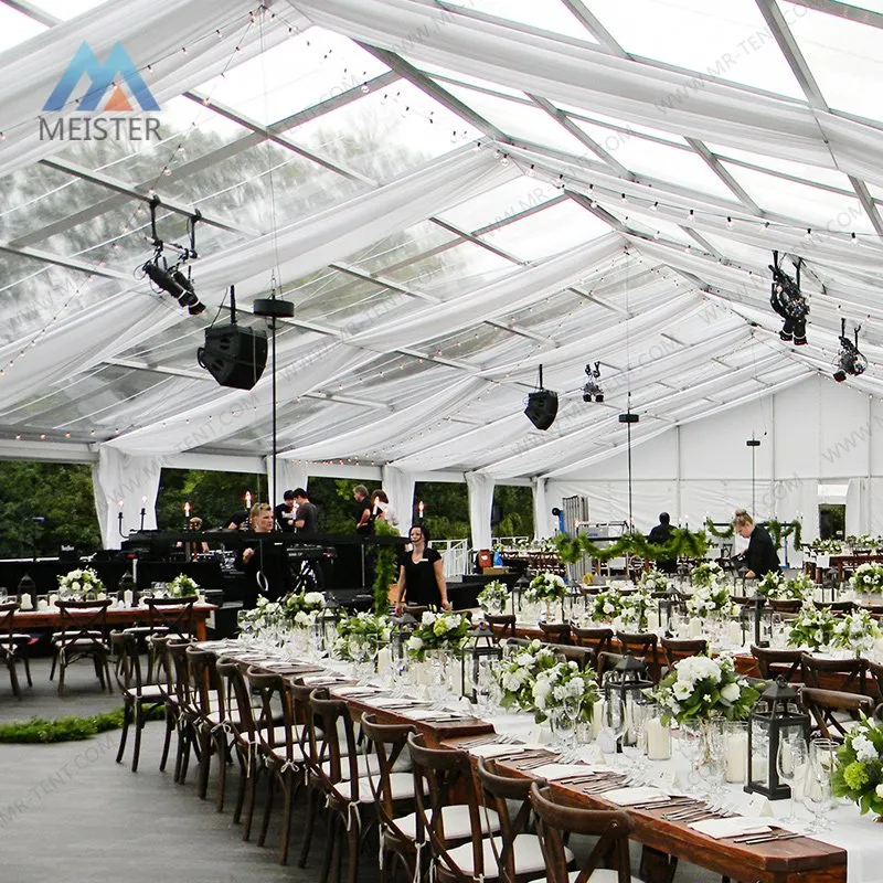 Big Aluminum Frame Party Marquee Wedding Transparent Event Tent for 1000 People