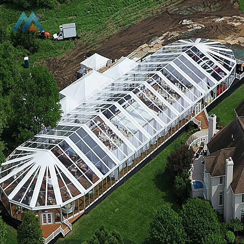 Big Aluminum Frame Party Marquee Wedding Transparent Event Tent for 1000 People