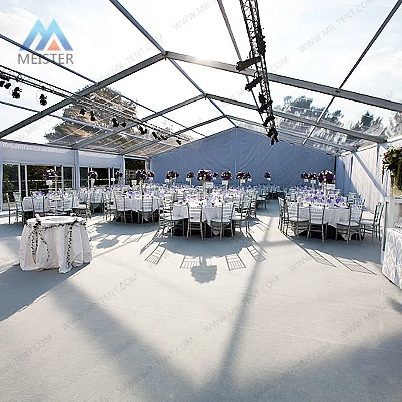 Big Aluminum Frame Party Marquee Wedding Transparent Event Tent for 1000 People