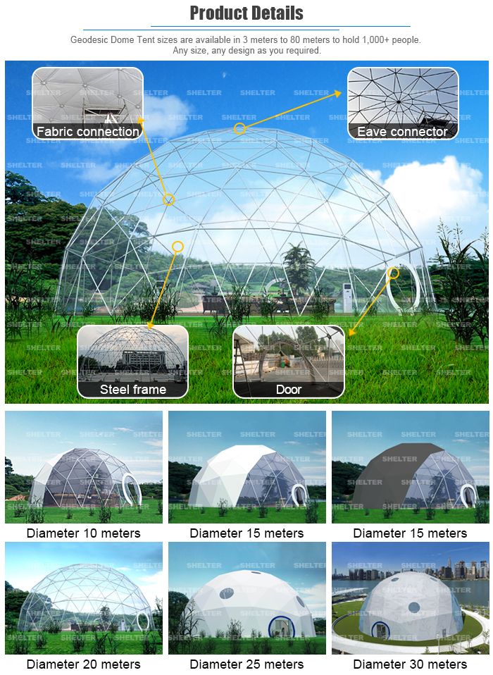 Big Size Design Geodesic Dome for Educational Children School Activities
