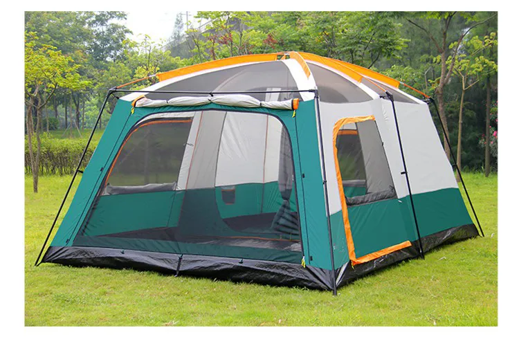 Bluebay Tent Wholesale 4-6 Person 2 Rooms Luxury Family Folding Party Event Camp Tent with Top Rainfly