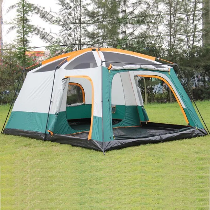 Bluebay Tent Wholesale 4-6 Person 2 Rooms Luxury Family Folding Party Event Camp Tent with Top Rainfly