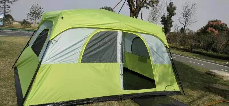 Bluebay Tent Wholesale 4-6 Person 2 Rooms Luxury Family Folding Party Event Camp Tent with Top Rainfly