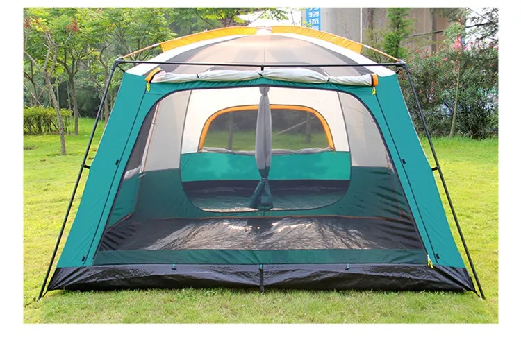 Bluebay Tent Wholesale 4-6 Person 2 Rooms Luxury Family Folding Party Event Camp Tent with Top Rainfly