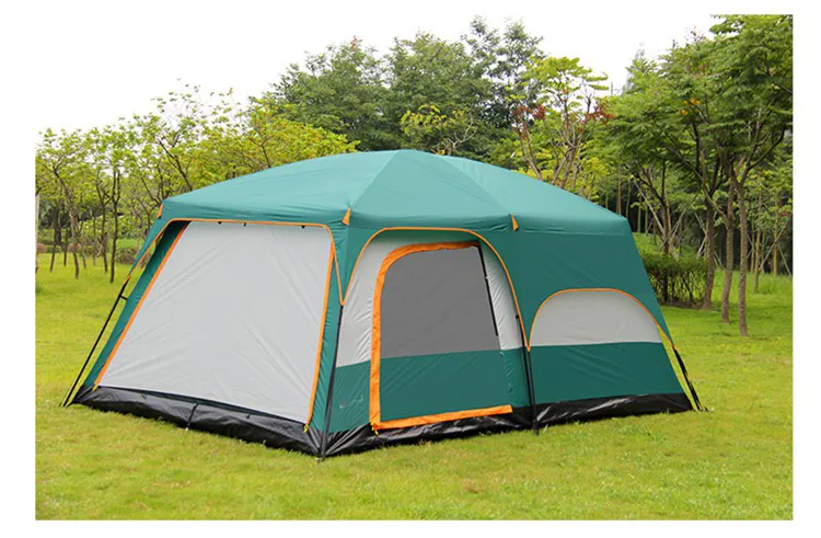 Bluebay Tent Wholesale 4-6 Person 2 Rooms Luxury Family Folding Party Event Camp Tent with Top Rainfly