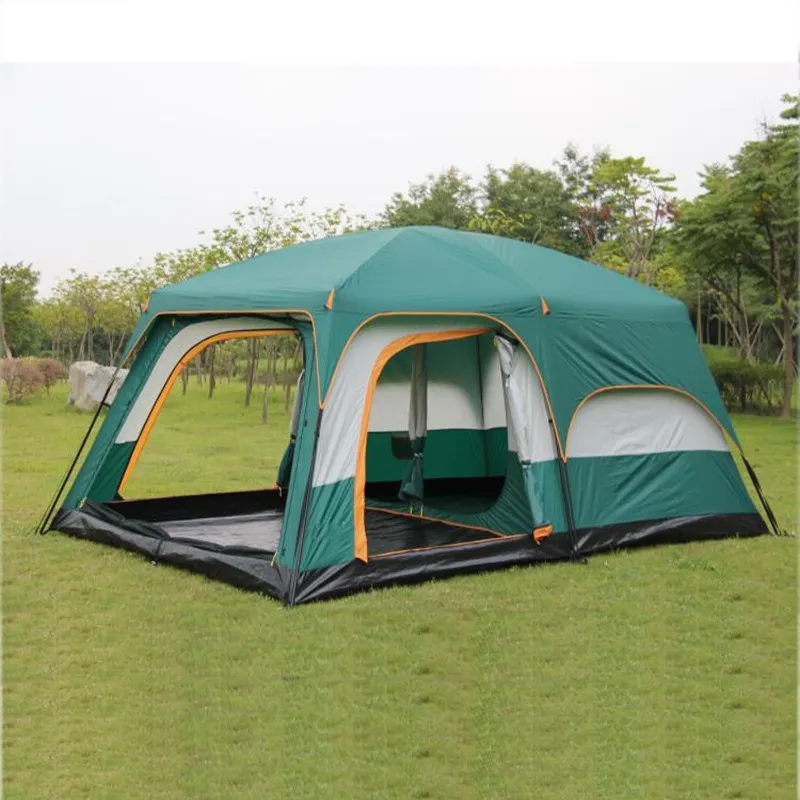 Bluebay Tent Wholesale 4-6 Person 2 Rooms Luxury Family Folding Party Event Camp Tent with Top Rainfly