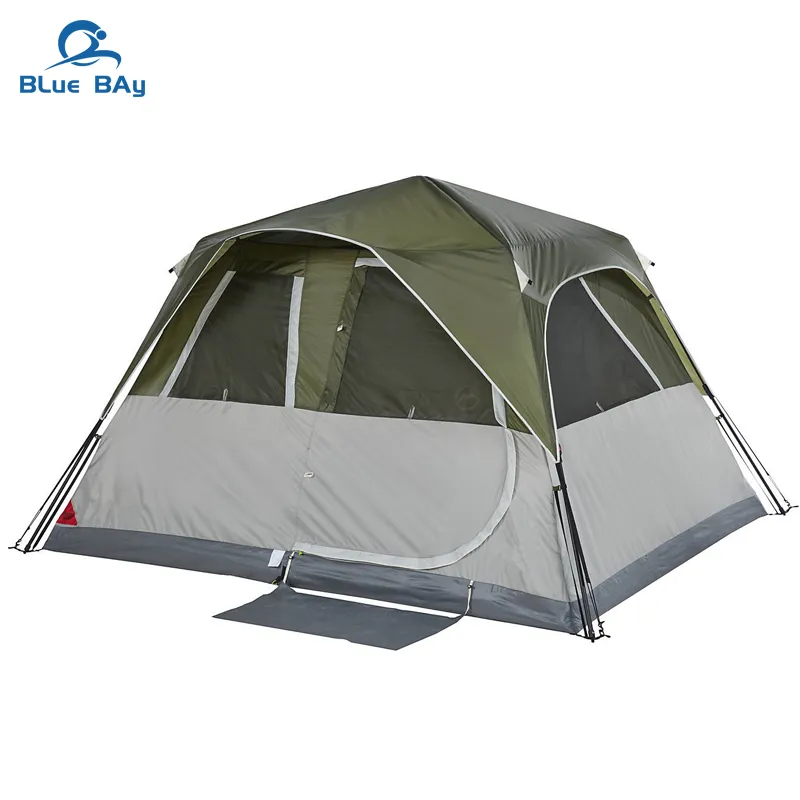 Bluebay Tent Wholesale 6-Person Double Layer Waterproof Automatic Instant Outdoor Car Roof Top Camp Tent for Family Hiking