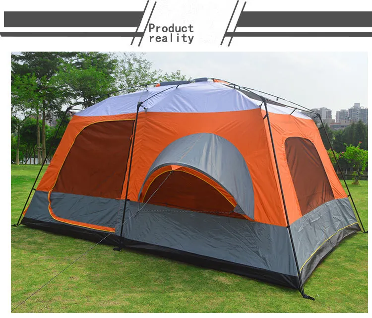 Bluebay Tent Wholesale 8-12 Person Large Two Room Camp Cabin Tent