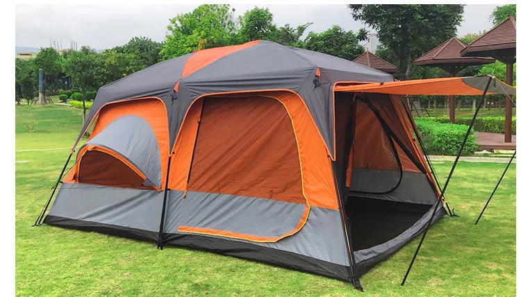 Bluebay Tent Wholesale 8-12 Person Large Two Room Camp Cabin Tent