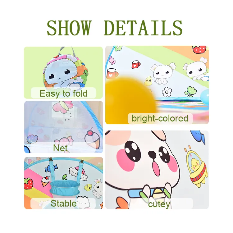 Children 2021 Pup up Play Tent Big House