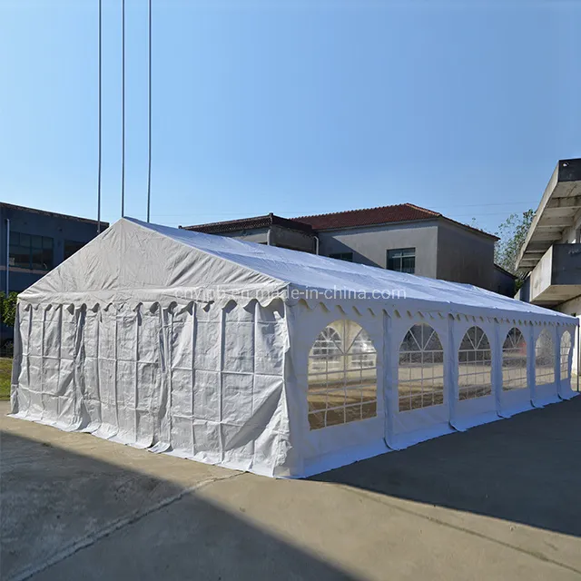 China Wholesale Durable Waterproof White&Blue Outdoor Canopy Wedding Party Tent 5X10