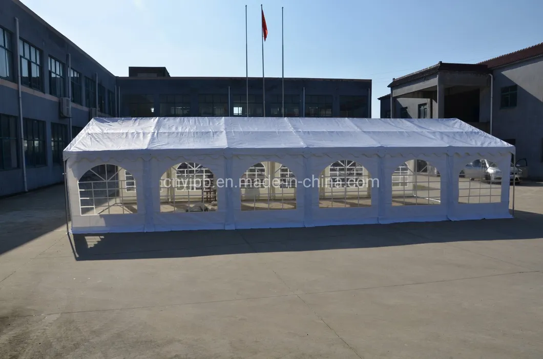 China Wholesale Durable Waterproof White&Blue Outdoor Canopy Wedding Party Tent 5X10